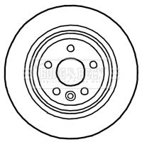 BORG & BECK Тормозной диск BBD4759